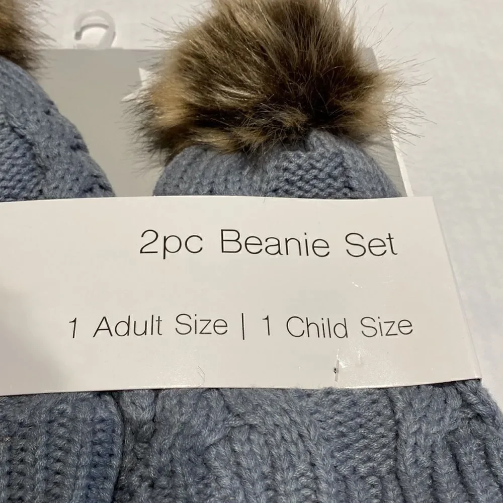 Momma and Mini 2piece Beanie set 1adult and 1child